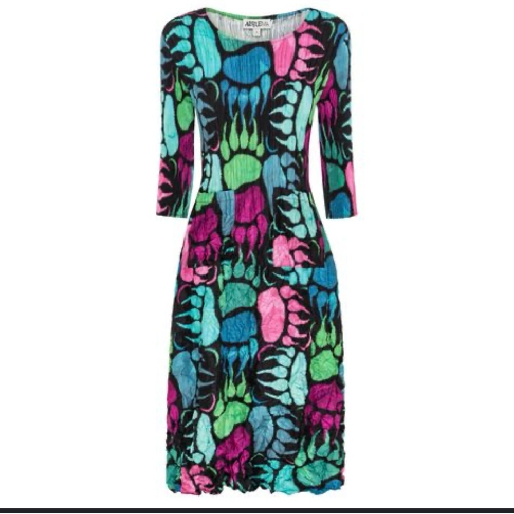 Alquema Smash Pocket 3/4 Sleeve Dress. Size 1